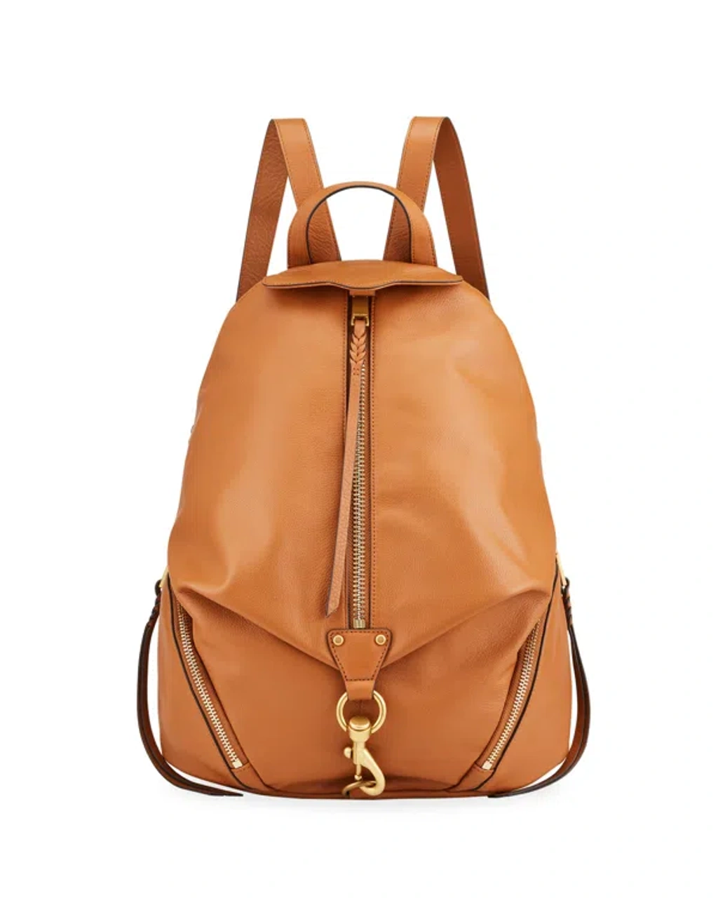 Rebecca Minkoff Jumbo Julian Leather Backpack In Caramello  display picture 1