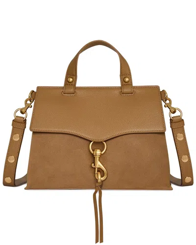 Rebecca Minkoff Keith Small Leather Satchel In Brown