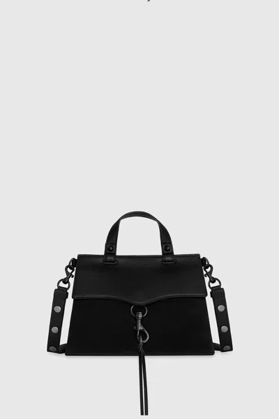 Rebecca Minkoff Keith Small Satchel Bag In Black