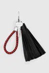 Rebecca Minkoff Key To Success Bag Charm In Black/red