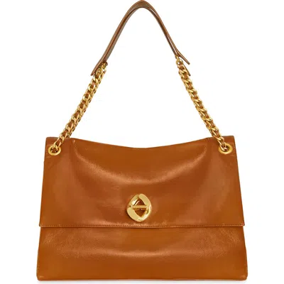 Rebecca Minkoff Large G Convertible Leather Shoulder Bag In Lounge