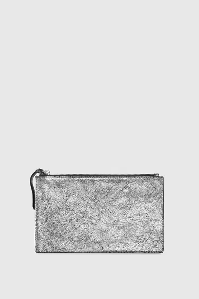 Rebecca Minkoff Large Pouch In Silver