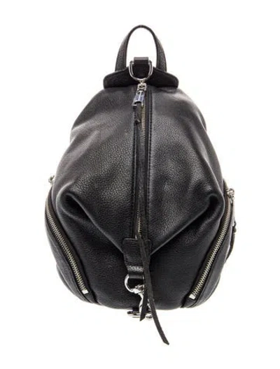 Pre-owned Rebecca Minkoff Leather Backpack In Black