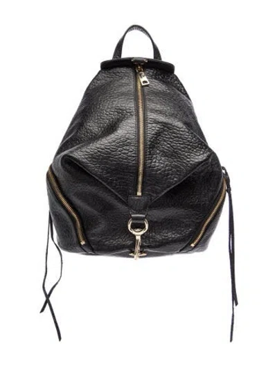 Pre-owned Rebecca Minkoff Leather Backpack In Black