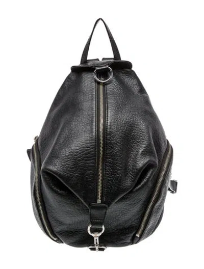Pre-owned Rebecca Minkoff Leather Backpack In Black