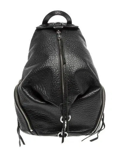 Pre-owned Rebecca Minkoff Leather Backpack In Black
