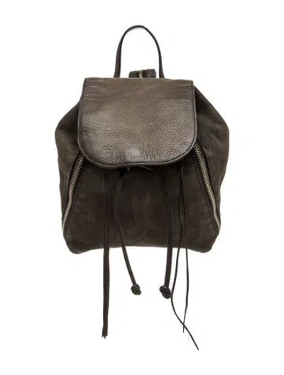 Pre-owned Rebecca Minkoff Leather Backpack In Black