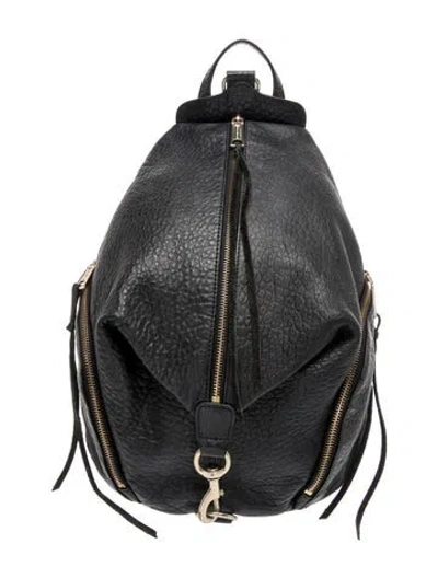 Pre-owned Rebecca Minkoff Leather Backpack In Black
