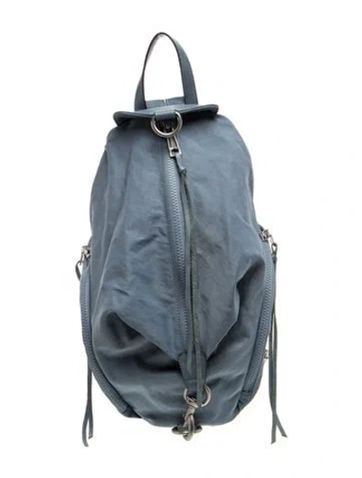 Pre-owned Rebecca Minkoff Leather Backpack In Blue