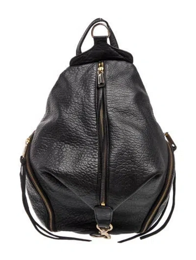 Pre-owned Rebecca Minkoff Leather Backpack In Blue