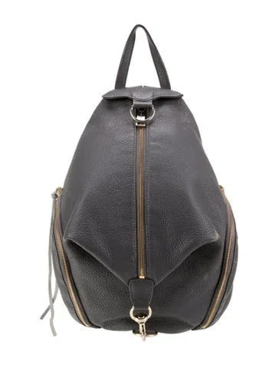 Pre-owned Rebecca Minkoff Leather Backpack In Gray
