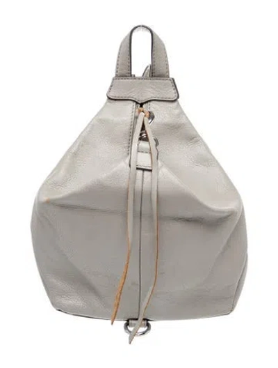 Pre-owned Rebecca Minkoff Leather Backpack In Gray