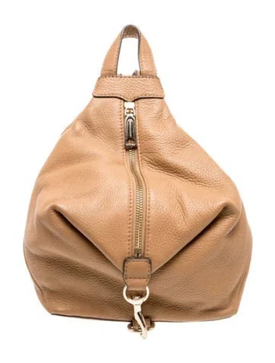 Pre-owned Rebecca Minkoff Leather Backpack In Neutral