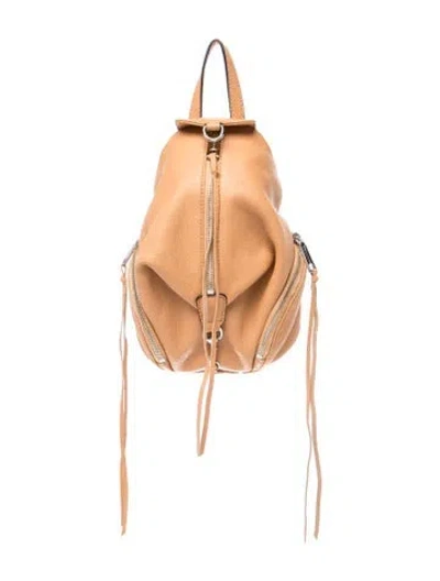 Pre-owned Rebecca Minkoff Leather Backpack In Neutral