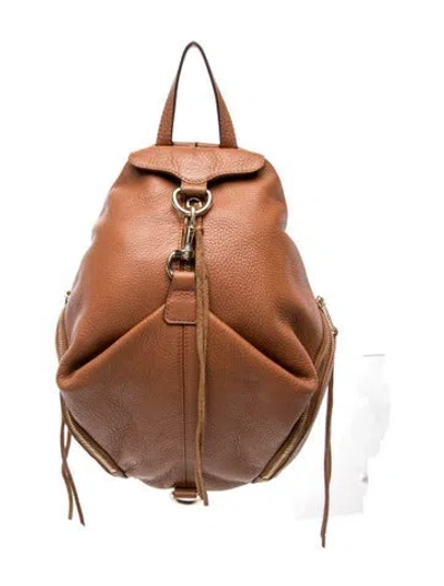 Pre-owned Rebecca Minkoff Leather Backpack In Neutral
