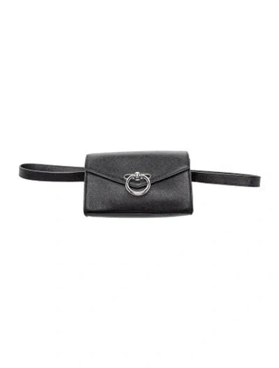 Pre-owned Rebecca Minkoff Leather Belt Bag In Black