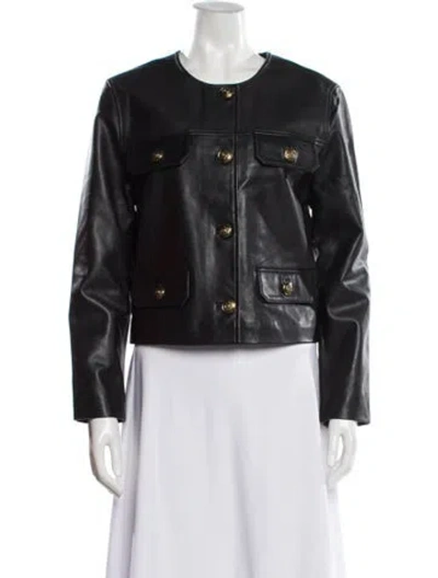 Pre-owned Rebecca Minkoff Leather Biker Jacket W/ Tags In Black