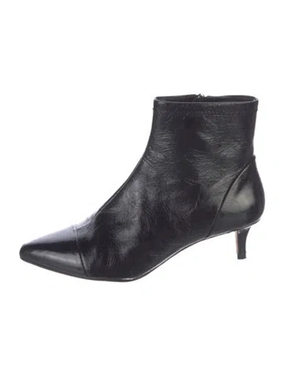 Pre-owned Rebecca Minkoff Leather Boots In Black