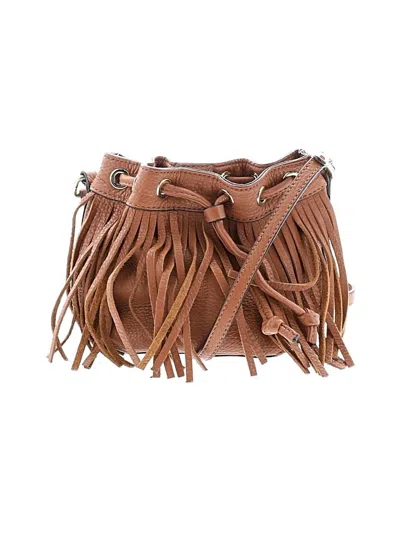 Pre-owned Rebecca Minkoff Leather Bucket Bag In Brown