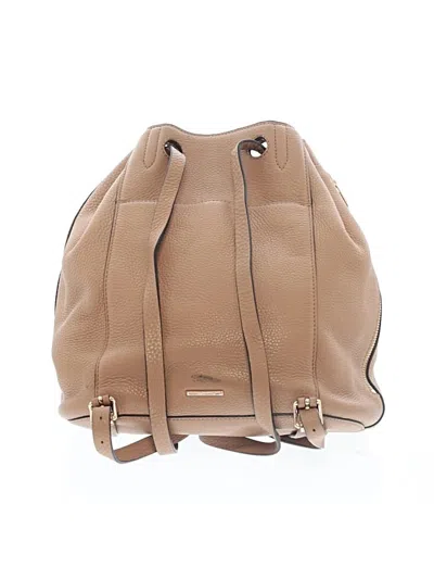 Pre-owned Rebecca Minkoff Leather Bucket Bag In Tan