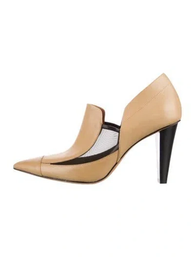 Pre-owned Rebecca Minkoff Leather Chelsea Boots In Neutrals
