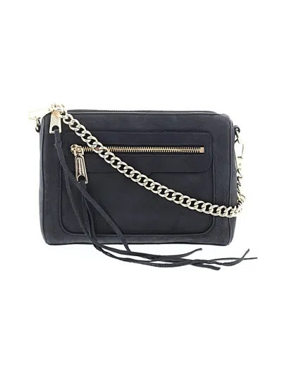 Pre-owned Rebecca Minkoff Leather Clutch In Black