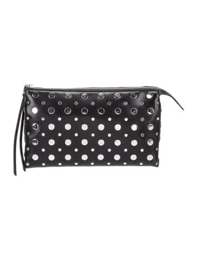 Pre-owned Rebecca Minkoff Leather Clutch In Black