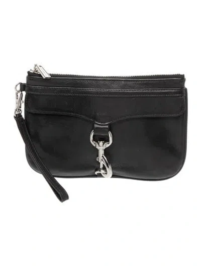 Pre-owned Rebecca Minkoff Leather Clutch In Black