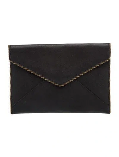 Pre-owned Rebecca Minkoff Leather Clutch In Black