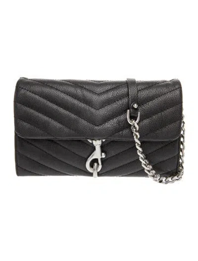Pre-owned Rebecca Minkoff Leather Clutch In Black