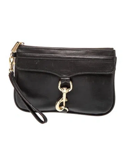 Pre-owned Rebecca Minkoff Leather Clutch In Black
