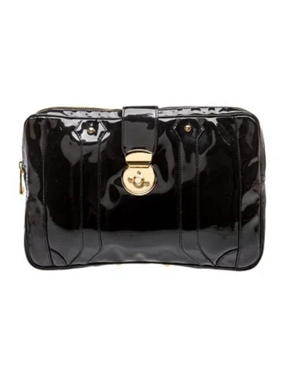 Pre-owned Rebecca Minkoff Leather Clutch In Black
