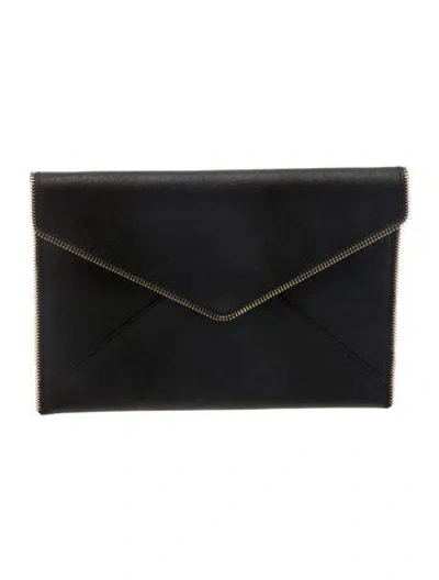 Pre-owned Rebecca Minkoff Leather Clutch In Blue