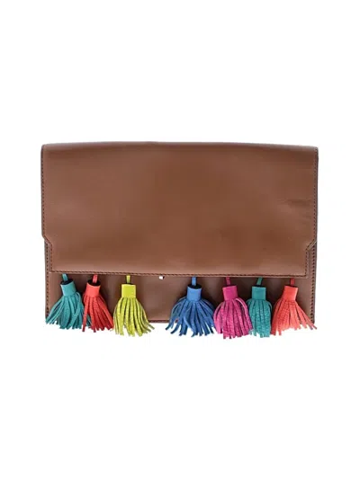 Pre-owned Rebecca Minkoff Leather Clutch In Brown
