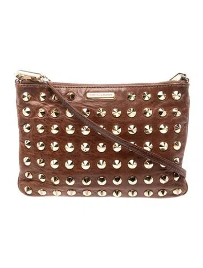 Pre-owned Rebecca Minkoff Leather Clutch In Brown