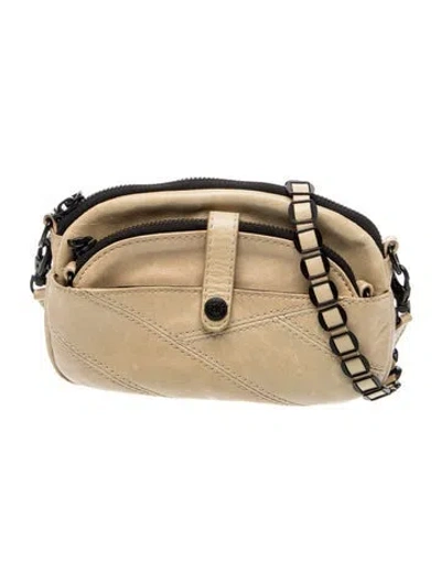 Pre-owned Rebecca Minkoff Leather Clutch In Neutral