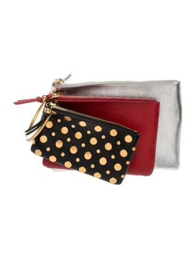 Pre-owned Rebecca Minkoff Leather Clutch In Red