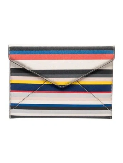 Pre-owned Rebecca Minkoff Leather Clutch In White