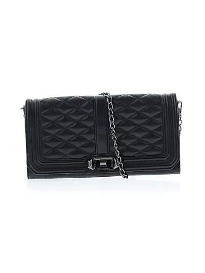 Pre-owned Rebecca Minkoff Leather Crossbody Bag In Black