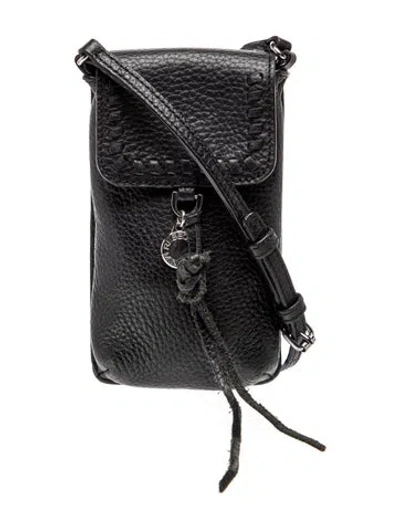 Pre-owned Rebecca Minkoff Leather Crossbody Bag In Black