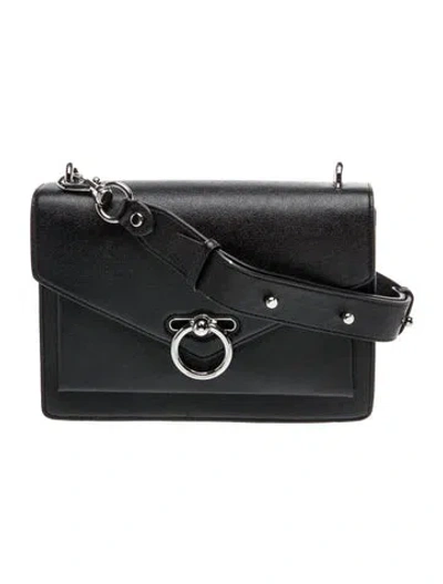Pre-owned Rebecca Minkoff Leather Crossbody Bag In Black