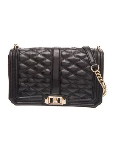 Pre-owned Rebecca Minkoff Leather Crossbody Bag In Black