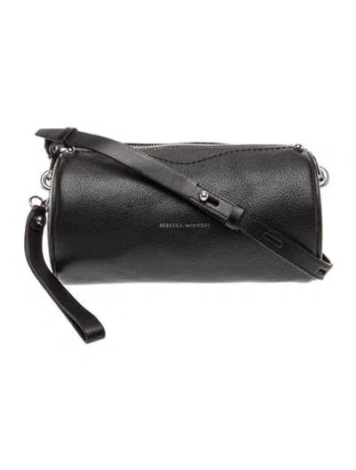 Pre-owned Rebecca Minkoff Leather Crossbody Bag In Black