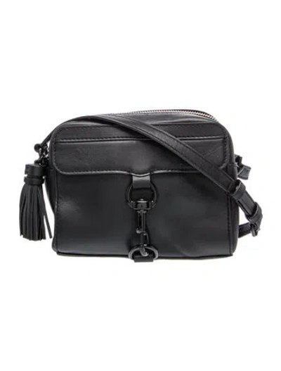 Pre-owned Rebecca Minkoff Leather Crossbody Bag In Black