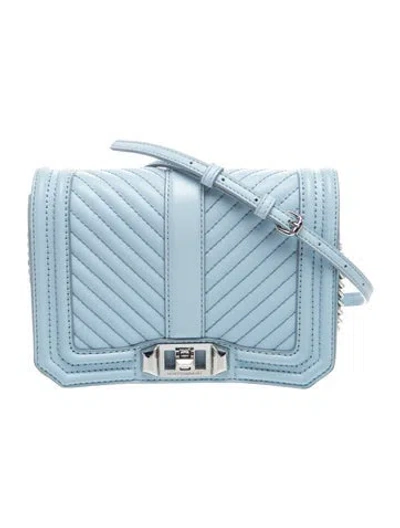 Pre-owned Rebecca Minkoff Leather Crossbody Bag In Blue