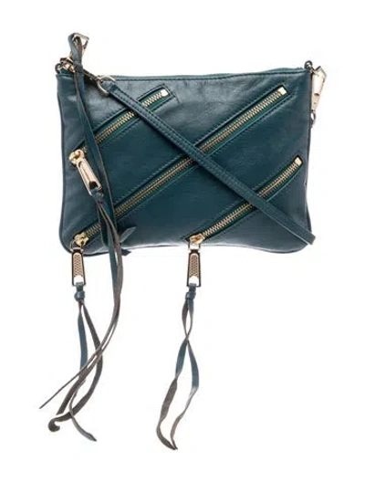 Pre-owned Rebecca Minkoff Leather Crossbody Bag In Blue