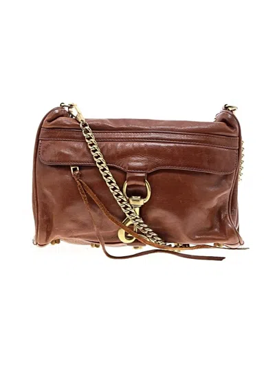 Pre-owned Rebecca Minkoff Leather Crossbody Bag In Brown