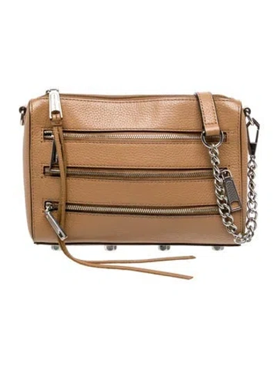 Pre-owned Rebecca Minkoff Leather Crossbody Bag In Brown
