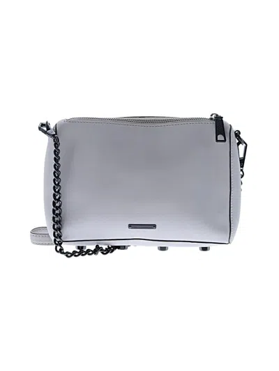 Pre-owned Rebecca Minkoff Leather Crossbody Bag In Gray