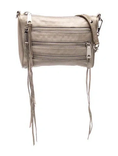Pre-owned Rebecca Minkoff Leather Crossbody Bag In Gray